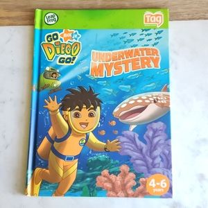 Leap Frog Tag Reading Go Diego Go Underwater Mystery Hardcover Book